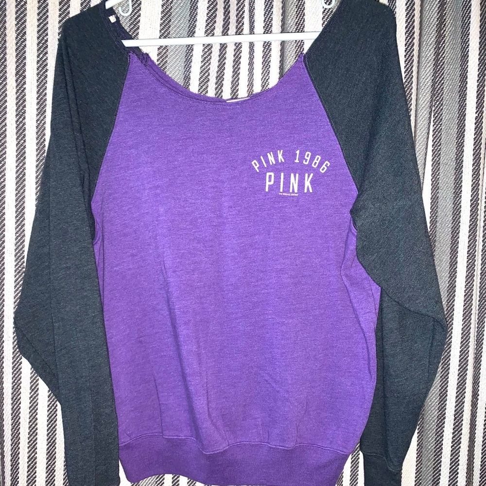 Off shoulder Victoria’s Secret sweatshirt
